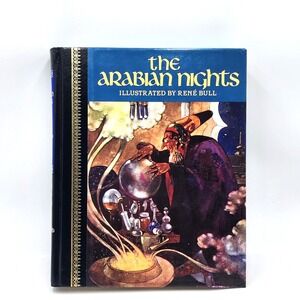 The Arabian Nights (1986) – Illustrated by René Bull – Hardcover Book VG